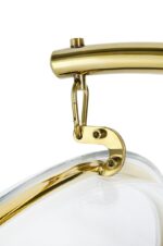 Fotel BUBBLE STAND GOLD VELVET poduszka czarna - obrazek 5