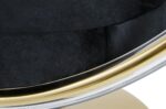 Fotel BUBBLE STAND GOLD VELVET poduszka czarna - obrazek 6