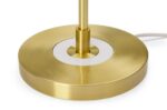 Lampa biurkowa ARTE biało-złota - aluminium, szkło - obrazek 8