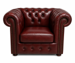Fotel Chesterfield Burgundy Premium