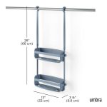 UMBRA organizer łazienkowy FLEX           niebieski - obrazek 9