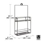 UMBRA półka prysznicowa CUBIKO czarna - obrazek 6