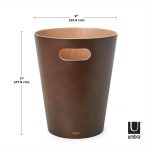 UMBRA kosz na śmieci WOODROW - espresso - obrazek 6