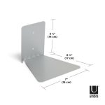 UMBRA kryjący zestaw trzech półek LARGE CONCEAL srebrne - obrazek 6