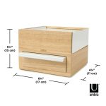 UMBRA pojemnik na biżuterię STOWIT MINI - biały,natural - obrazek 6