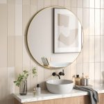 UMBRA lustro ścienne HUBBA 86 cm złote - obrazek 3
