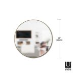 UMBRA lustro ścienne HUBBA 86 cm złote - obrazek 5