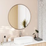 UMBRA lustro ścienne HUBBA 86 cm metaliczno / tytanowe - obrazek 3