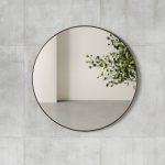 UMBRA lustro ścienne HUBBA 86 cm metaliczno / tytanowe - obrazek 4