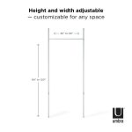 UMBRA karnisz ANYWHERE metaliczny - obrazek 6