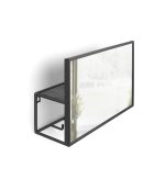 UMBRA organizer ścienny z lustrem CUBIKO czarny - obrazek 2