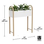 UMBRA organizer BELLWOOD biały naturalny - obrazek 6