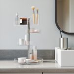 UMBRA organizer kosmetyczny PIROUETTE przezroczysty / niklowany - obrazek 3