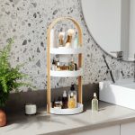 UMBRA organizer na kosmetyki BELLWOOD biały naturalny - obrazek 4