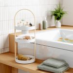 UMBRA organizer na kosmetyki BELLWOOD biały naturalny - obrazek 5