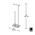 UMBRA stojak na papier toaletowy CAPPA    srebrny - obrazek 7