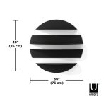 UMBRA półki ścienne SOLIS czarne - obrazek 6