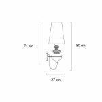 MOOSEE lampa ścienna QUEEN WALL 23        chromowana - obrazek 3