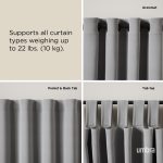 UMBRA karnisz LOOP 1 107 - 305 cm czarny - obrazek 7