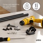 UMBRA karnisz TWILIGHT 76 - 213 cm        czarny mat - obrazek 5