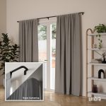 UMBRA karnisz TWILIGHT 168 - 365 cm       czarny mat - obrazek 5