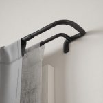 UMBRA karnisz TWILIGHT DOUBLE 168 - 365   cm czarny mat - obrazek 4