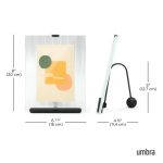 UMBRA ramka na zdjęcia FLUTE 4x6 czarna - obrazek 10