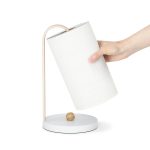 UMBRA stojak na ręcznik papierowy         BELLWOOD biały/naturalny - obrazek 3