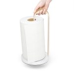 UMBRA stojak na ręcznik papierowy         BELLWOOD biały/naturalny - obrazek 4