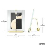 UMBRA ramka na zdjęcia FLUTE 5x7 złota - obrazek 10