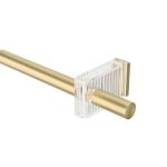 UMBRA karnisz FLUTE 107-305 cm złoty