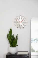 UMBRA zegar RIBBON  - stal - obrazek 4
