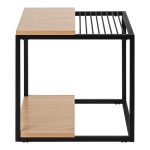 Stolik GALLER dąb - gazetnik, MDF, metal - obrazek 2