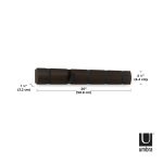 UMBRA wieszak na ubrania FLIP 5  - czarny orzech - obrazek 6