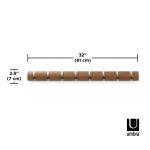 UMBRA wieszak ścienny FLIP 8 brązowy - obrazek 6