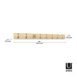 UMBRA wieszak na ubrania FLIP 8 naturalny - obrazek 6
