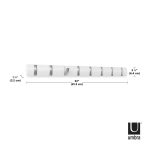 UMBRA wieszak na ubrania FLIP 8 biały - obrazek 4