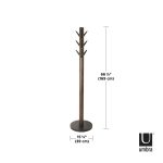 UMBRA wieszak na ubrania FLAPPER czarny orzech - obrazek 6