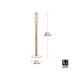 UMBRA wieszak na ubrania FLAPPER biały naturalny - obrazek 6