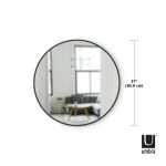 UMBRA lustro wiszące HUB 94 cm czarne - obrazek 5