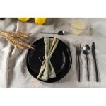 KARE talerz ORGANIC 26 cm czarny - obrazek 6