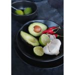 KARE talerz głęboki ORGANIC 22 cm czarny - obrazek 4