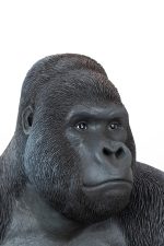 KARE dekoracja stojąca GORILLA XL 76cm czarna - obrazek 4