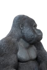 KARE dekoracja stojąca GORILLA XL 76cm czarna - obrazek 5