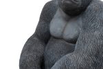 KARE dekoracja stojąca GORILLA XL 76cm czarna - obrazek 6