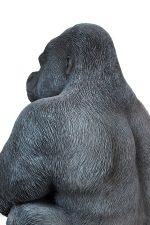 KARE dekoracja stojąca GORILLA XL 76cm czarna - obrazek 8