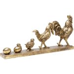 KARE dekoracja CHICKEN EVOLUTION złota - obrazek 2