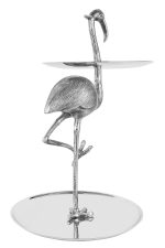 KARE patera / etażerka FLAMINGO srebrna - obrazek 3