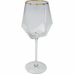KARE komplet 4 kieliszków do wina         DIAMOND RIM 525 ml - obrazek 2