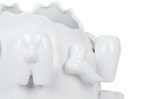 KARE wazon dekoracyjny BODY PARTS 37 cm   biały - obrazek 4